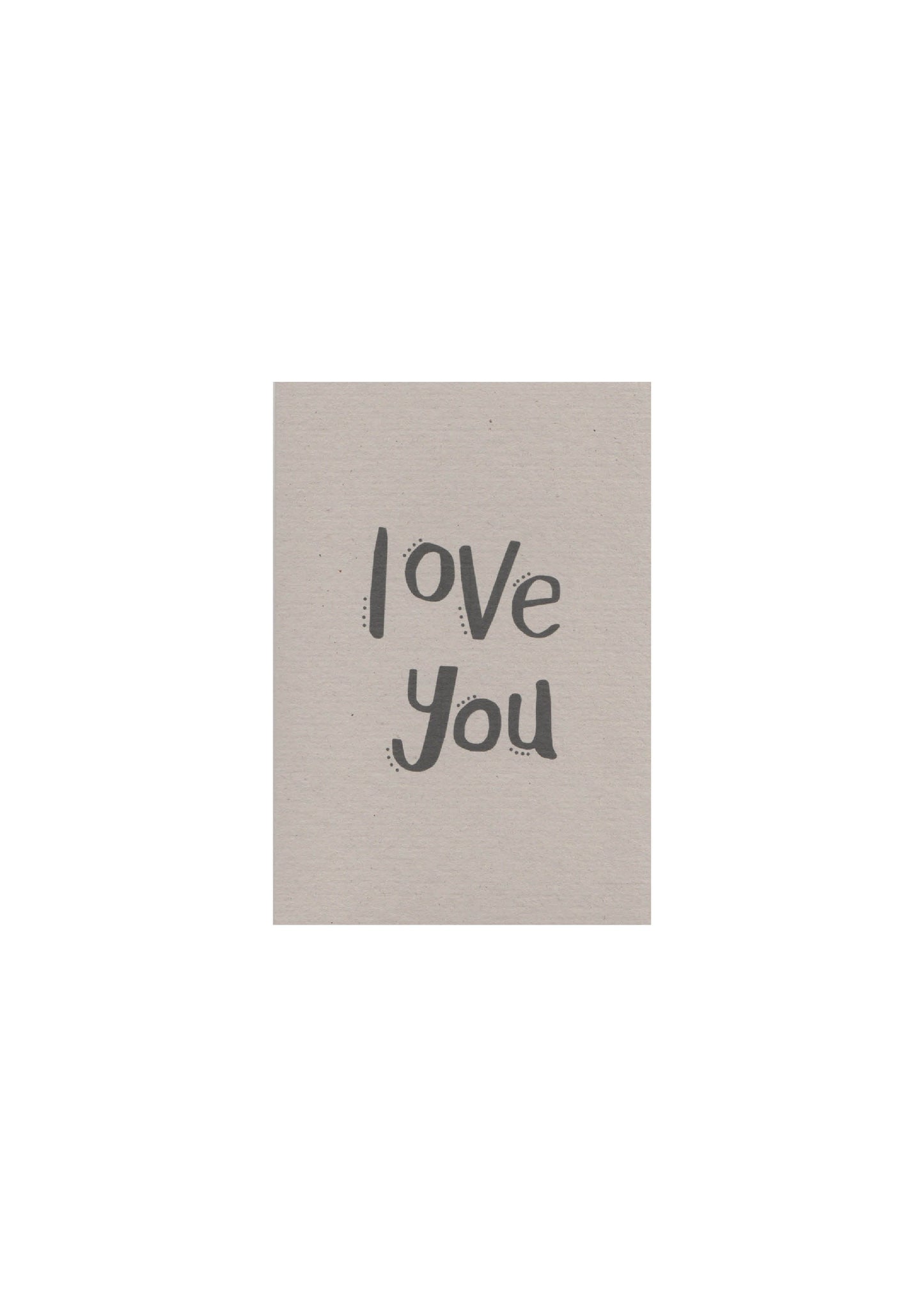 Love you card