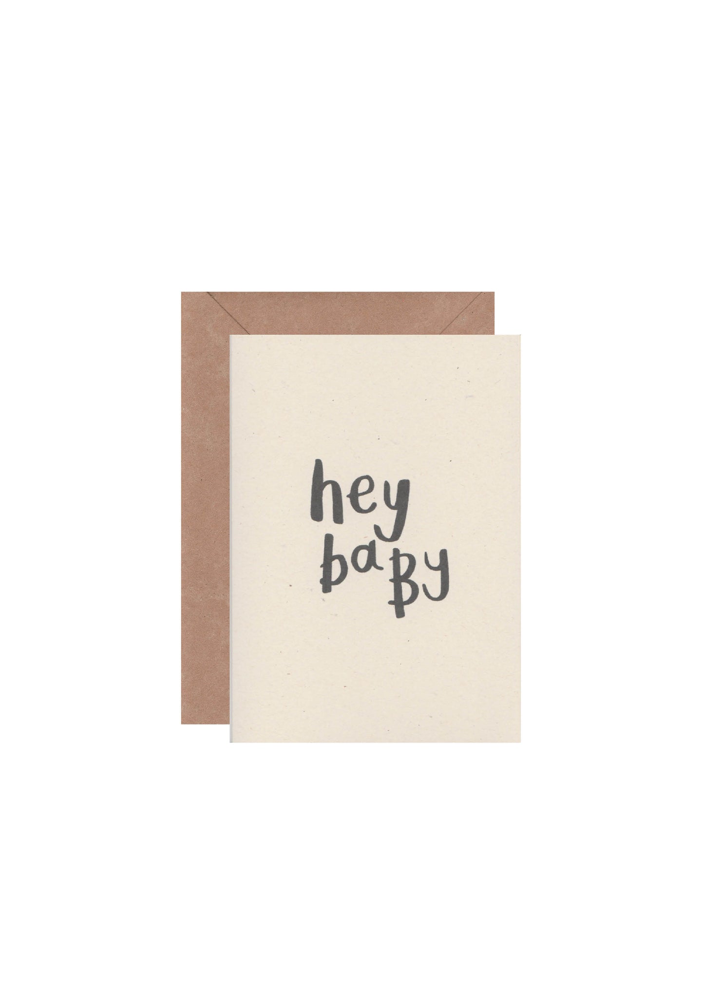 Hey baby greeting card