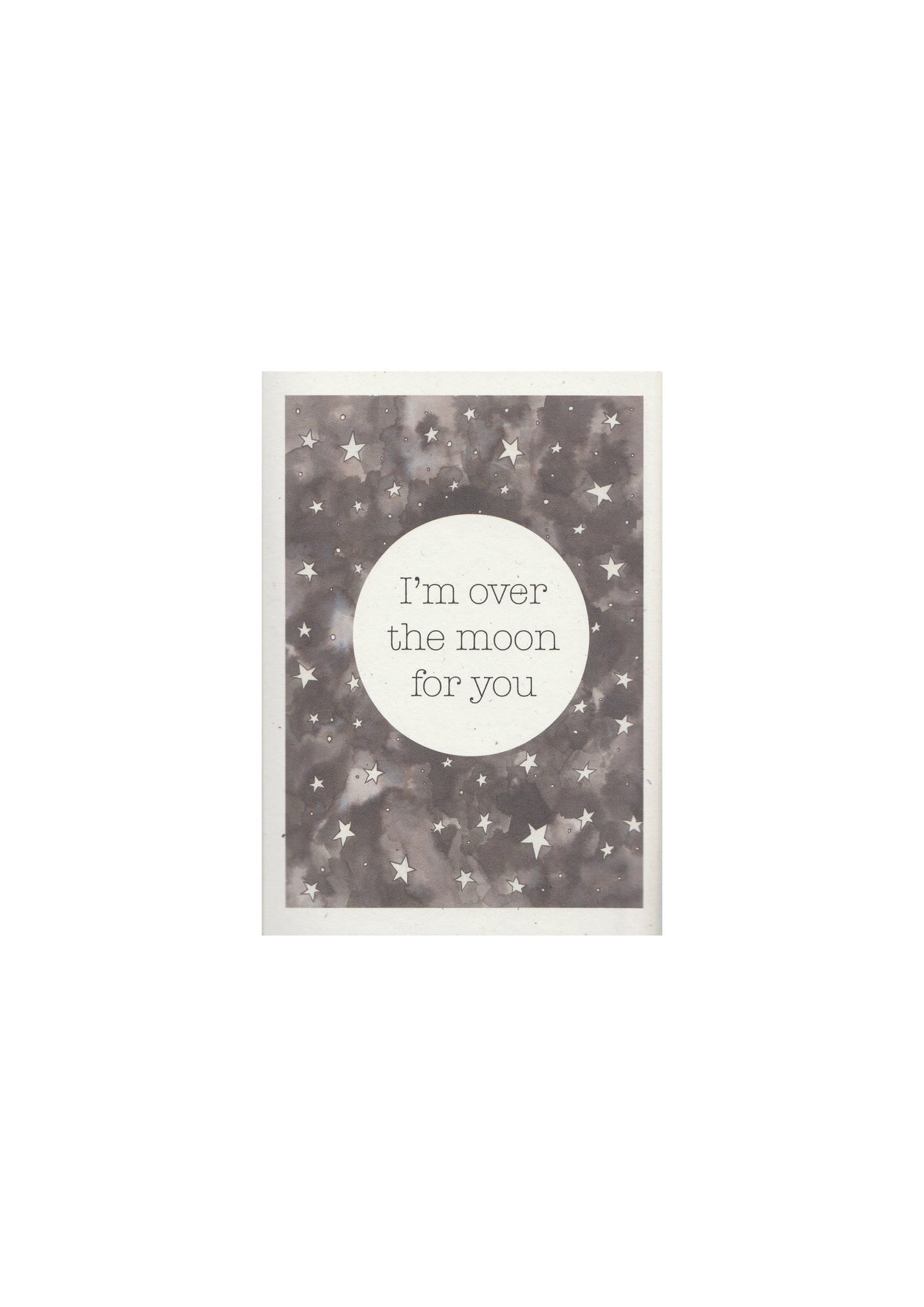 I'm over the moon card