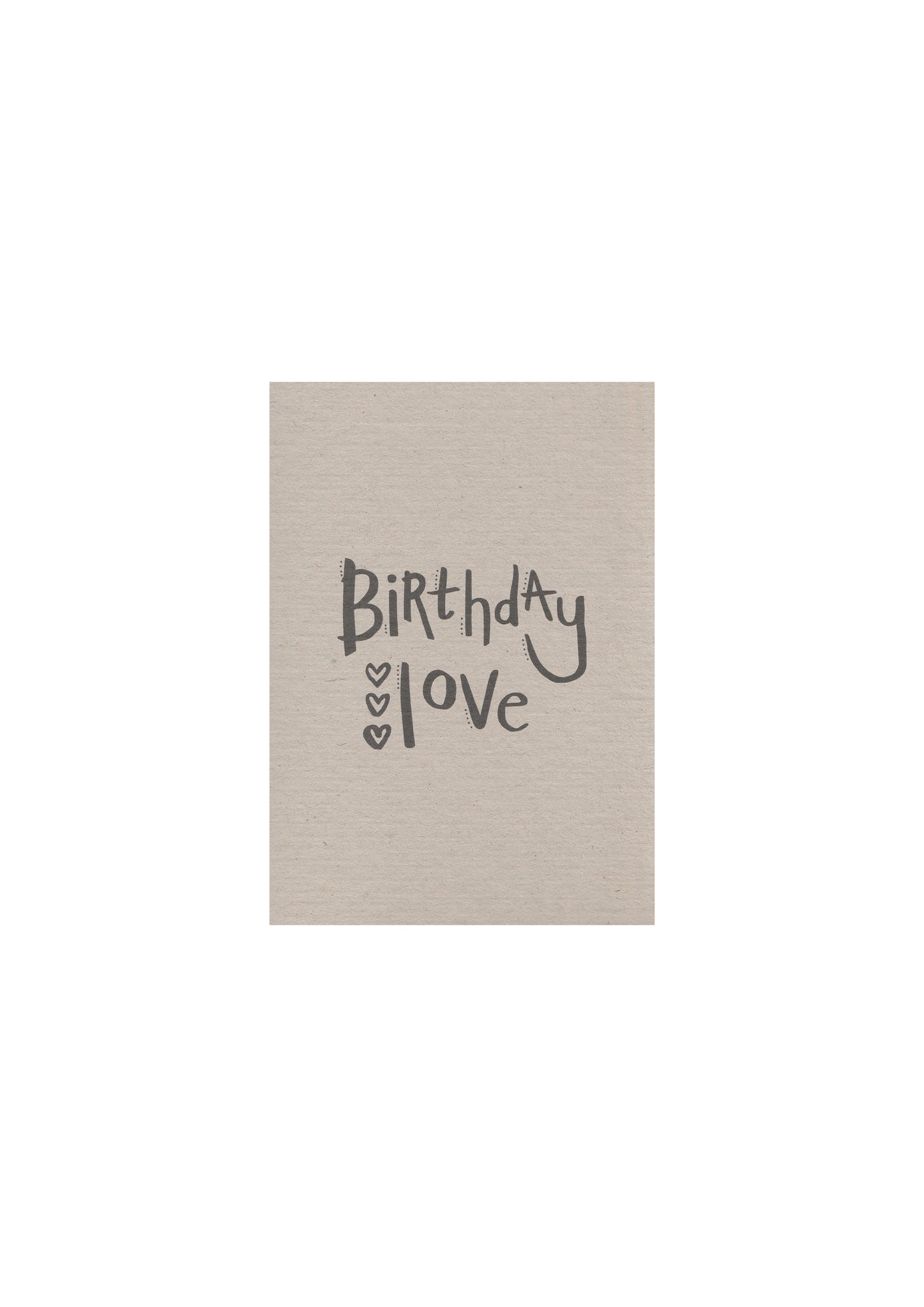 Birthday love card