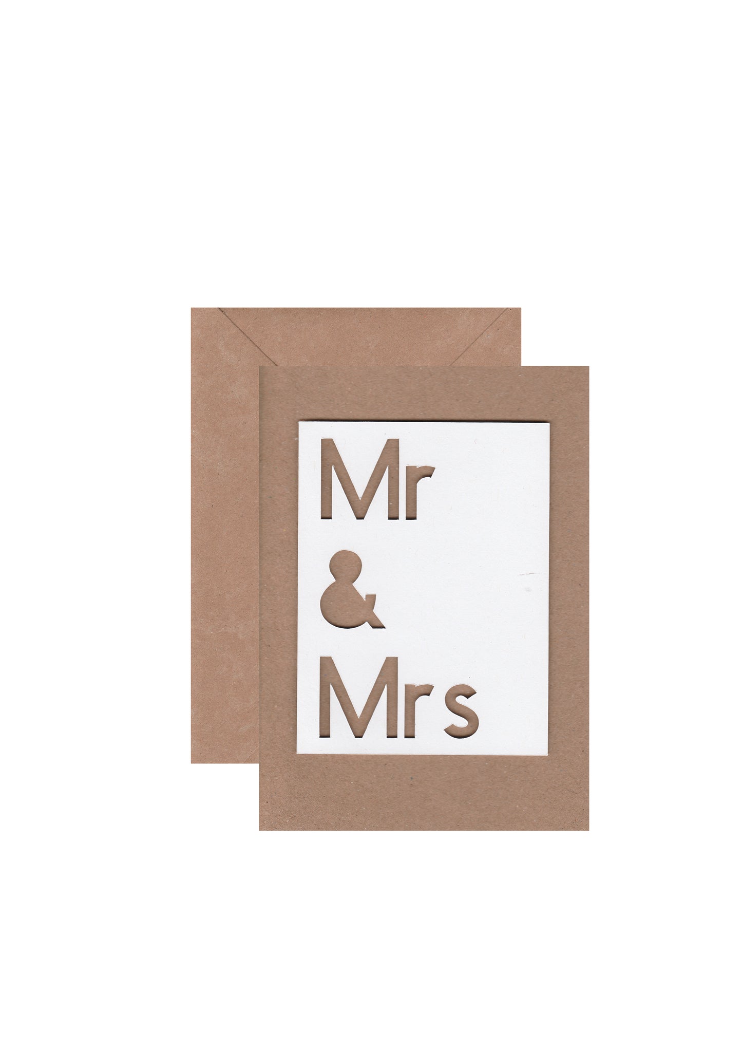 Personalised wedding card