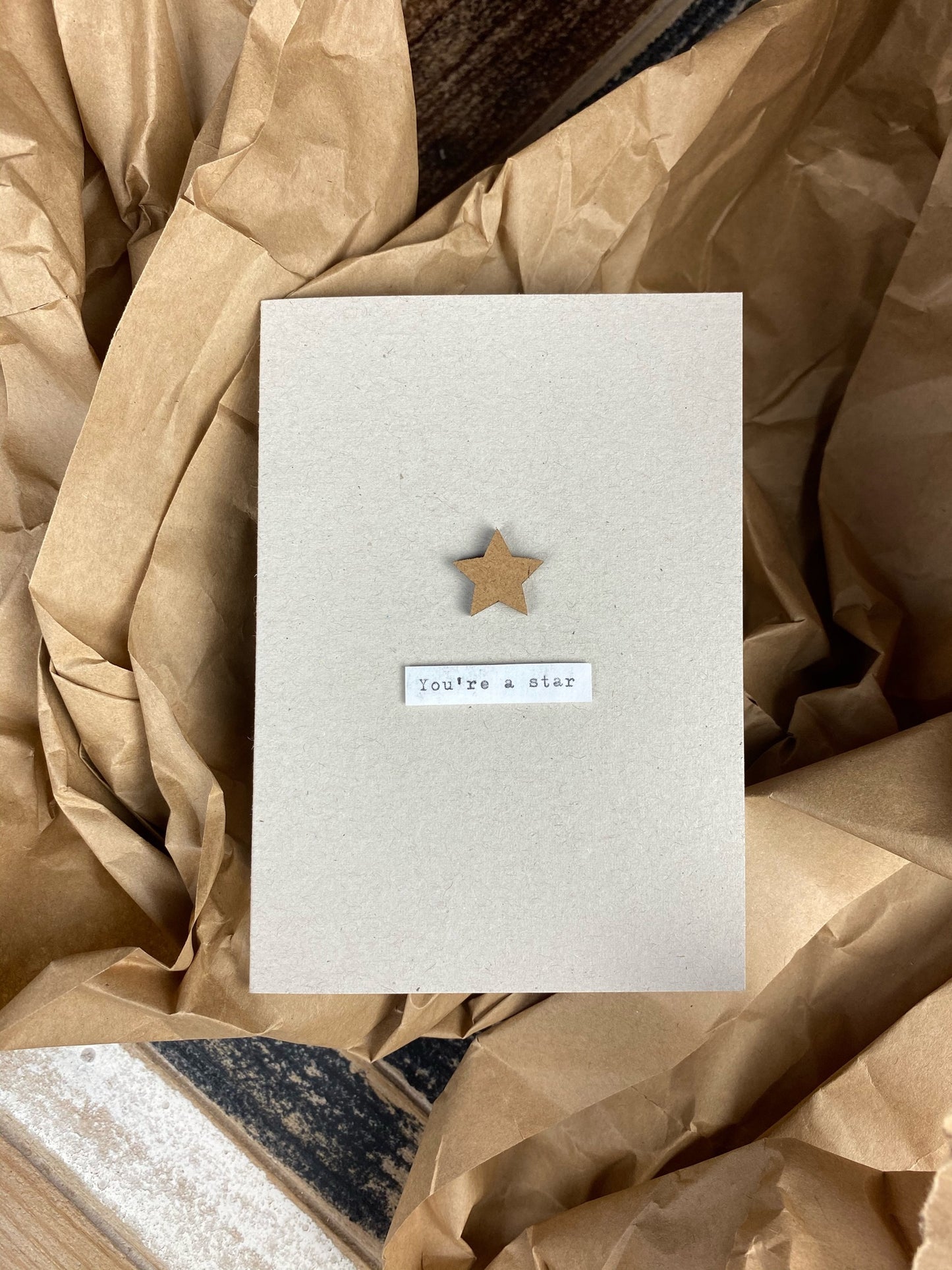 Personalised you're a star card