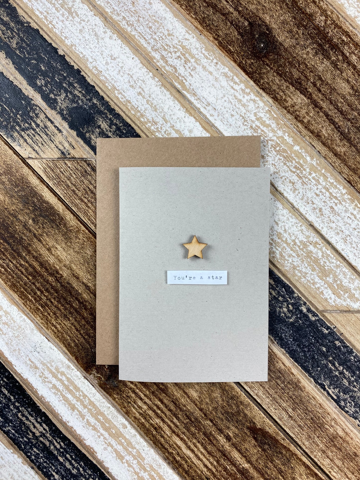 Personalised you're a star card