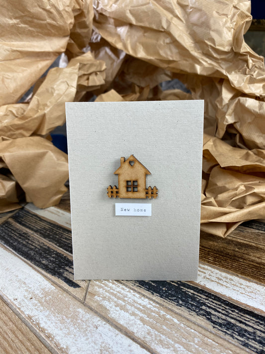 Personalised new home card