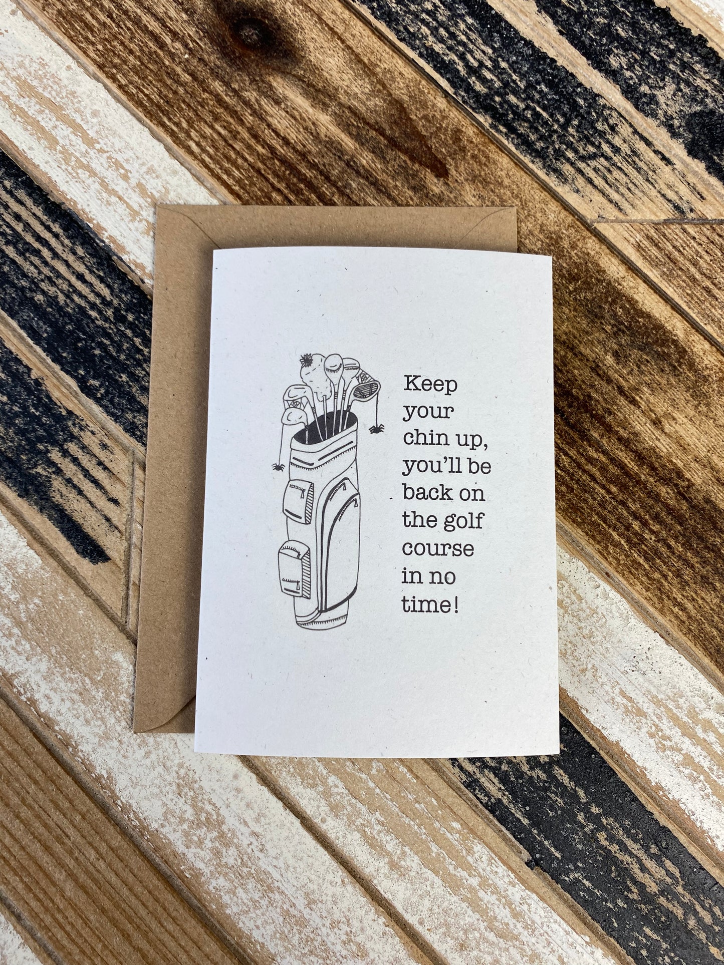 Golf - feel better card