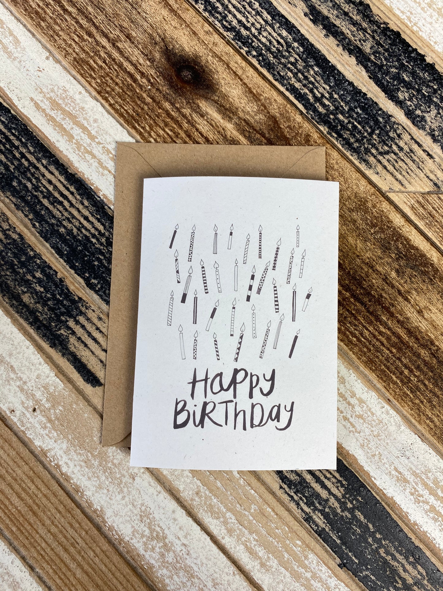 Birthday candles card