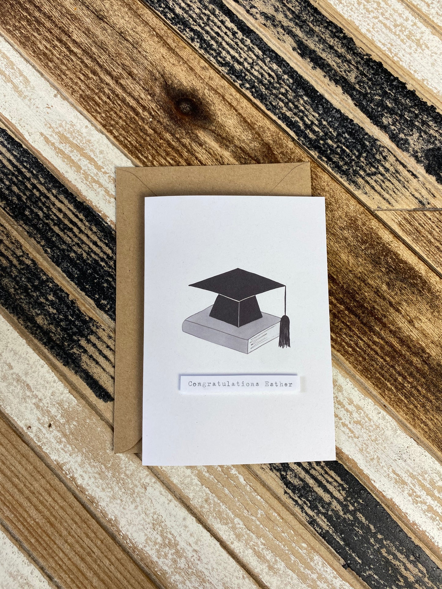 Personalised graduation cards